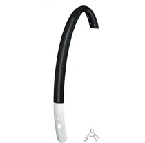 Eurofender Tempo Fenders 700Cx46mm Rear musta/valkoinen